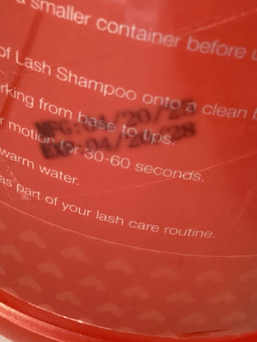 Lash Shampoo NEW ISLA & FONTANE Nourish Red Formula 64 oz Salon Bulk Sealed
